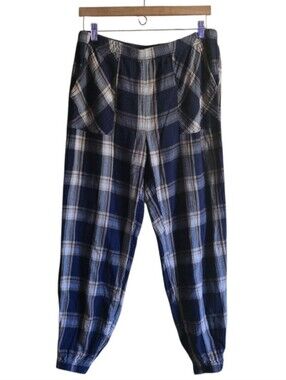 Aerie Plaid Flannel Pj Jogger Pants